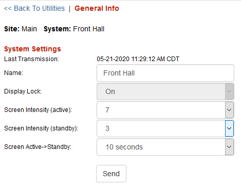 Thermostat access control in Connect ONE