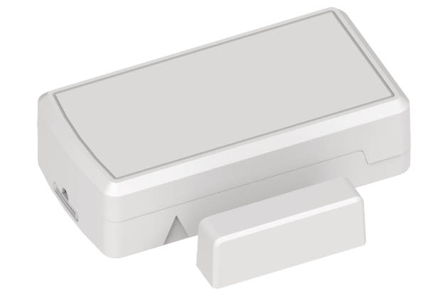 LoRaWAN door/window sensor with a magnetic contact, also reporting temperature and humidity