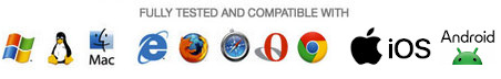 Works on iOS, Android, Windows, and macOS