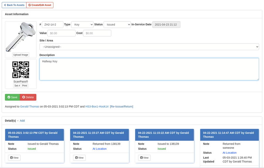 Asset Management Improvements