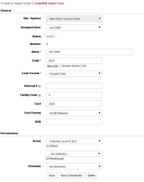 Access Card Management Support for Bosch Control Panels