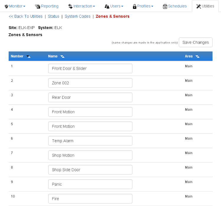 Customer Zone Name Changes