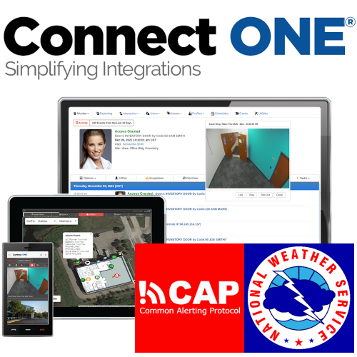 Connect ONE® Adds National Weather Service Monitoring