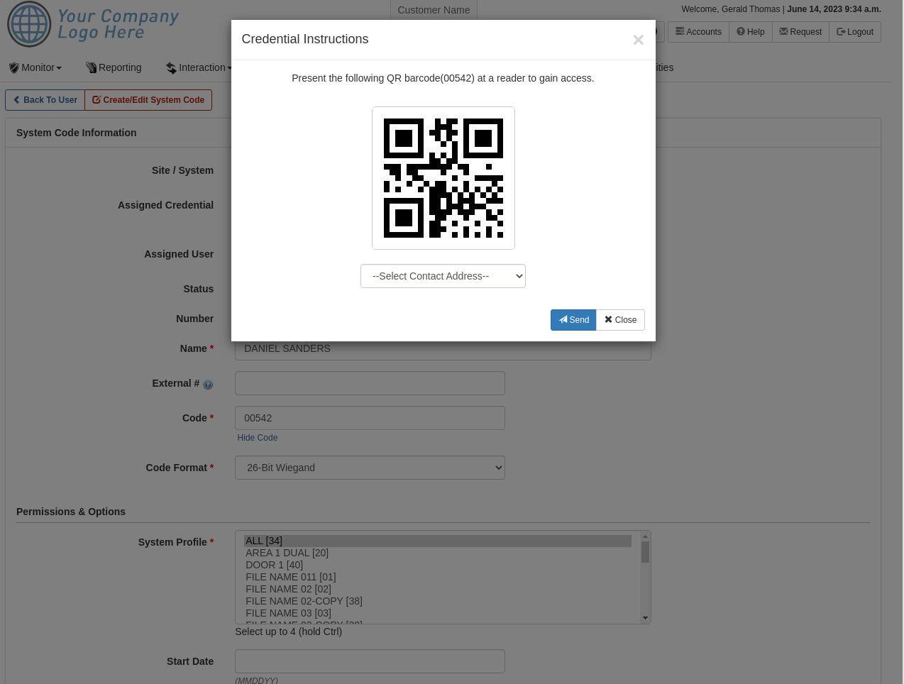 QR Barcode Credentials & More Enhancements