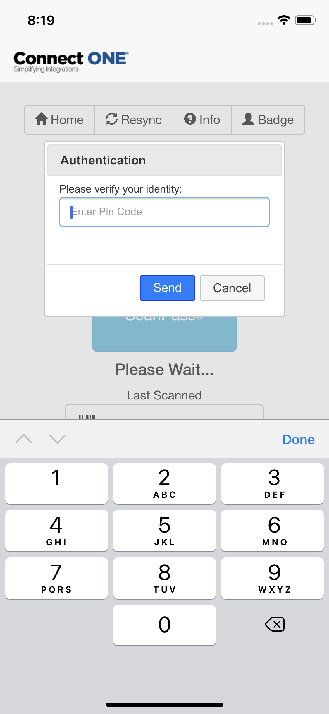 Pin Entry