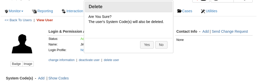 User Management Improvements